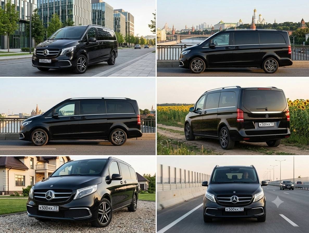 Автопарк TRANSFER TRAFFIC — Mercedes V-класса