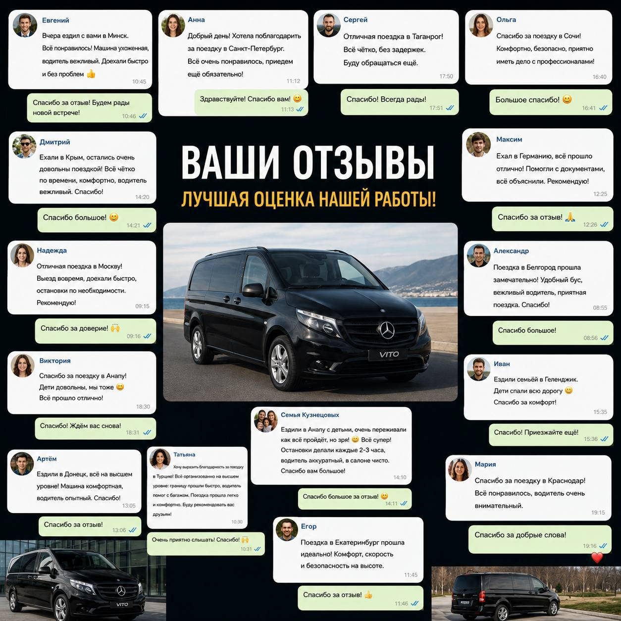 Отзывы клиентов TRANSFER TRAFFIC
